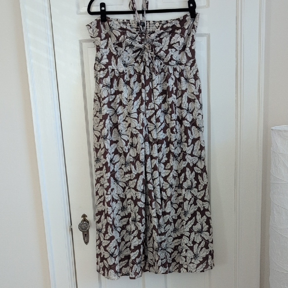J. Crew Cotton Maxi Cut-out Dress